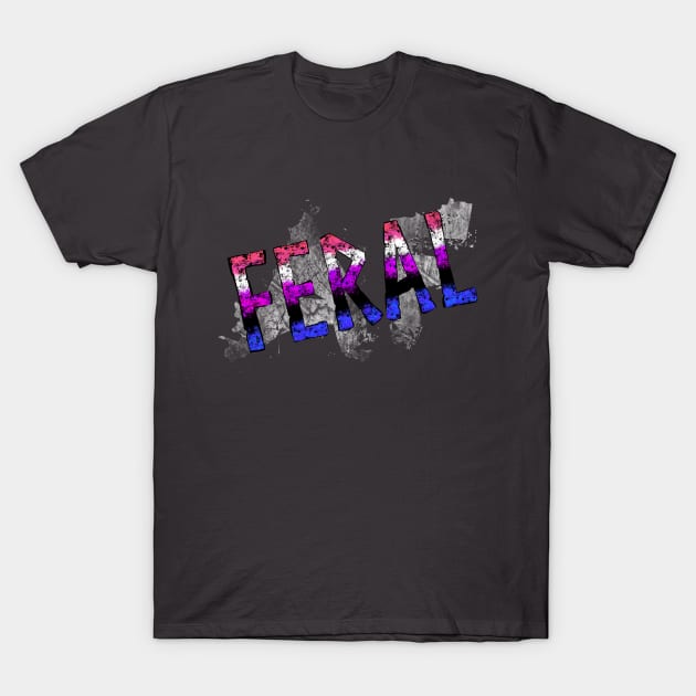 Feral Pride - Gender Fluid T-Shirt by Hyena Arts